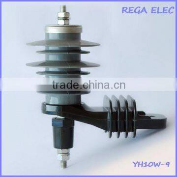 YH10W-9, Silicon Rubber Housed Lightning Arrester With Lightning Rod,Lightning Protective Device photo-3