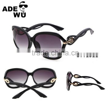 ADE WU Round Big Frame Glasses New Vintage Baroque Fashion Summer Cool Sunglasses Women Brand Designer shades