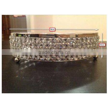 DG98-1 high quality crystal cake stand for party and wedding decoration