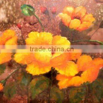 Wall art flower oil painting