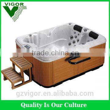 factory cheap price square mini massage hot tub