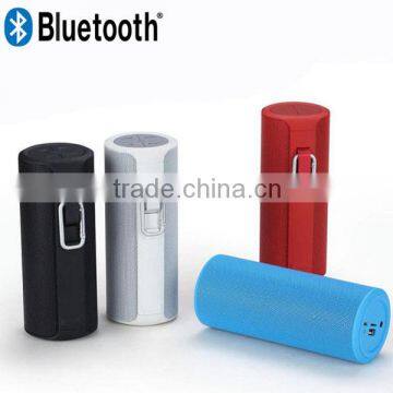 7W outdoor portable bluetooth speaker with big sound and hook