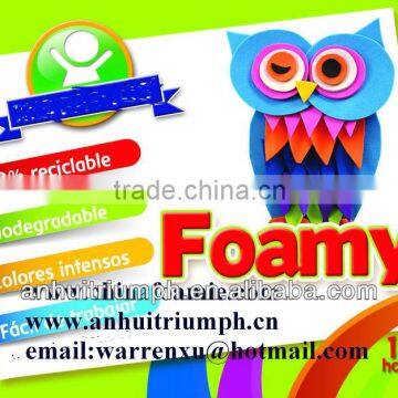 Goma printing eva foamy foamie foamix for crafts