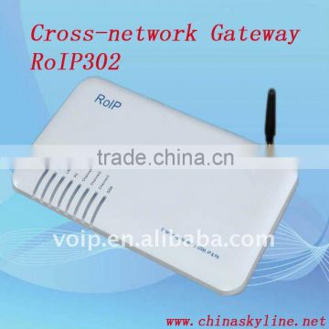 RoIP 302,Cross network gateway /radio gateway/voip sip gateway