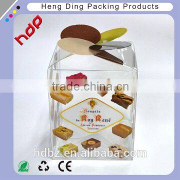 Printing square pvc clear box for food Packaging manufacturer 5