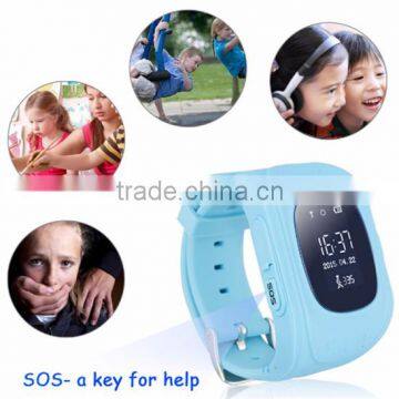 HOT Smart watch Children Kid Wristwatch Q50 GSM GPRS GPS Locator Tracker Anti-Lost Smartwatch Child Guard for iOS Android