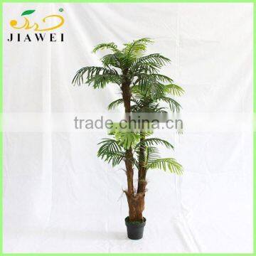 fake artificial decorative palm trees wood trunk wholesale