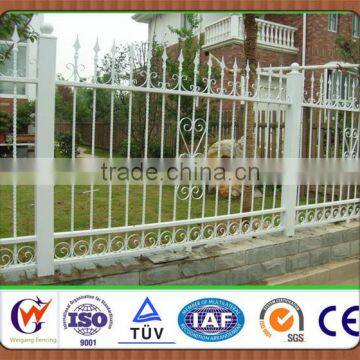 White color galvanized railing with simple design