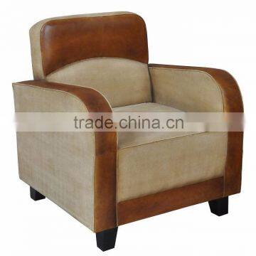 Leather Sofa, Leather canvas sofa