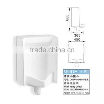 532 Toilet ceramics wall flush mount mens urinal