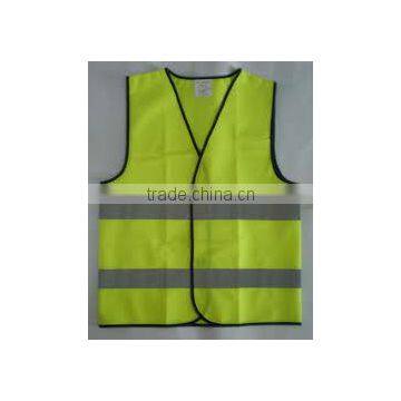 100% polyester high visibility safety reflective vest