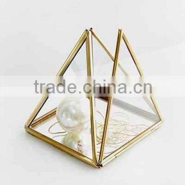 Triangle Box Glass Cabinet, Storage Glass Box, Glass Display Box, Bangle Box, Triangle Box, Diamond Box, Triangle Shape,