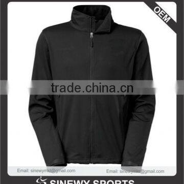 2015 new model and cheapest Outdoor Jacket for Men black color & full zip design