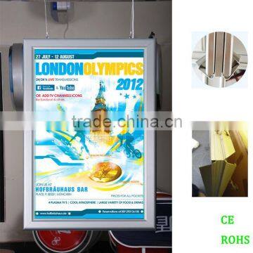 Double Sided LED Backlit Poster Windows Hang Advertising Screen