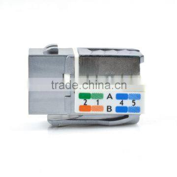 Network Solution Coated Cat 6A RJ45 UTP Keystone Jack photo-2