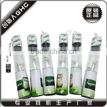 Air Tube Earphone for Gift Super Bass Sound Quality Free Samples Offered