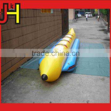 2016 8 Person SingleTube Inflatable Water Games Flyfish Banana Boat For Sale
