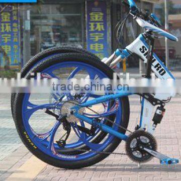 Hot Sell 26 Inch Aluminum Frame Mountain Bike /Magnesium Alloy Rims Bicycle/27speed Folding Bike