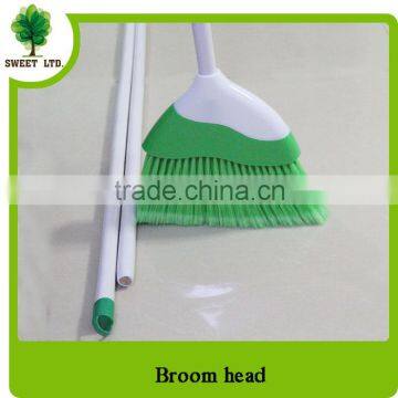 Indoor and outdoor use recycled PP soft bristle broom cleaning brush