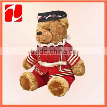 wholesale cap dressed plush pp cotton bear toy