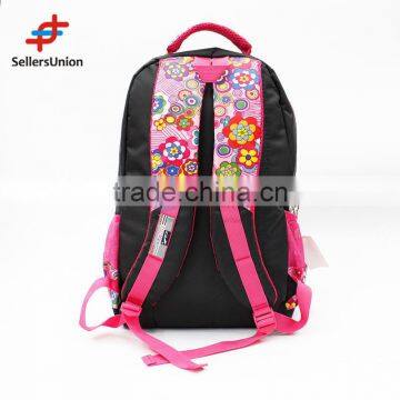 No.1 yiwu exporting commission agent wanted New Design Floral Pattern Sport Cute Backpack for girls