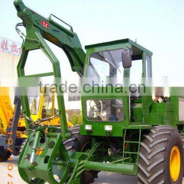 Sugarcane loader harvester