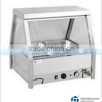 Bain Marie - Table Top, 4 X GN 1/2, Tilted Glass, S/S, CE, TT-WE1271A