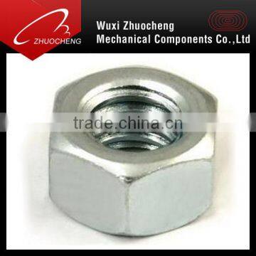 carbon steel galvanized hex nut 2h DIN934