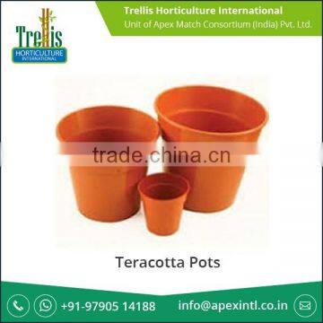 Widely Selling Round and Square Shape Teracotta Pots