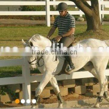 White Durable Widely Used Made In China Wholesale Cheap PVC Horse Fence /PVC cerca del caballo