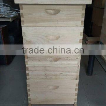 High quality Langstroth bee hive with bee frame and 100% beeswax foundation sheet