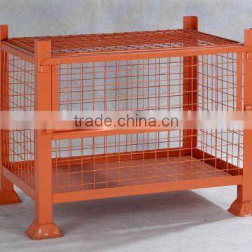 STEEL CAGE/PALLET CAGE/WIRE MESH CONTAINER