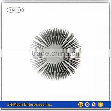 Silver anodized sun flower heat sink supplier with trade assurance