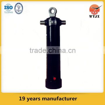 side dumping hydraulic telescopic cylinder for truck / hydraulic systems for trucks