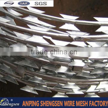 BTO22 galvanized concertina razor wire