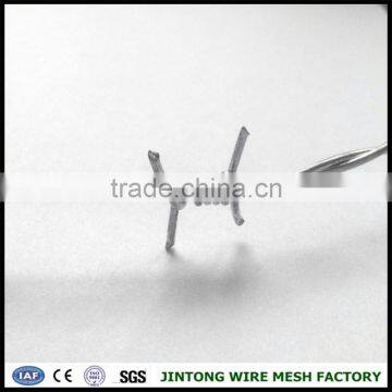 fence wire single coiled barbed wire 14 gauge galvanized barbed wire