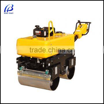 YL34 /34C Honda Gasoline Engine 65Hz 17kN 680mm hydraulic driven walking behind double steel drum vibratory road roller