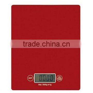 Househould type glass digital kitchen scale food weight