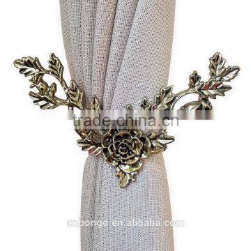 vintage metal flower curtain buckle curtain belt curtain accessory