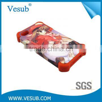 Cartoon Pattern Printing Ultra-Thin Rugged 3d Sublimation Case For IPhone 4 photo-4
