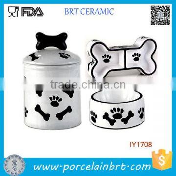 3pcs Storage Jar Food Water Bowl Pet Accessories Wholesale China