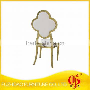 Hot Sale Golden Wedding King Throne Chair With Flower Back photo-3