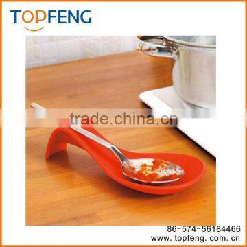 Silicone spoon rest, silicone spoon holder