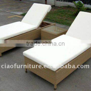 Wholesale Garden Poolside Lounge Furniture Rattan Lounge Chair photo-3
