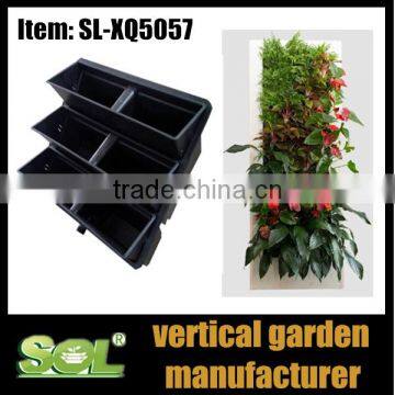 home & garden Vertical Greening garden wall decorative artificial green wall garden pots SL-XQ5057 vertical hydroponic system