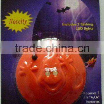 Halloween decorative light plastic ghost design led flashing light