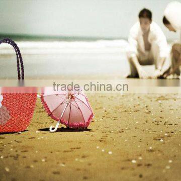 Cheap straw tote bag wholesale beach bag corn husk bag