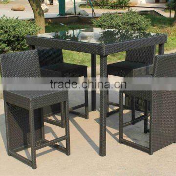 space-efficient outdoor bar set with fashion style