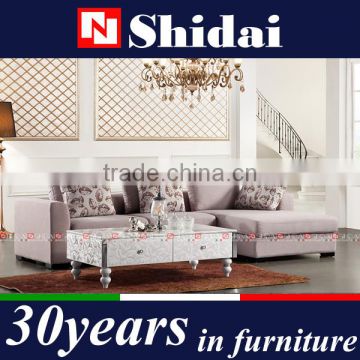 solid wood sofa set, u shape sofa set, mini sofa sets G130A