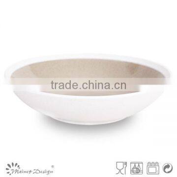 Hot Ceramic Two-tone Soup Plate Top Selling Factory photo-5